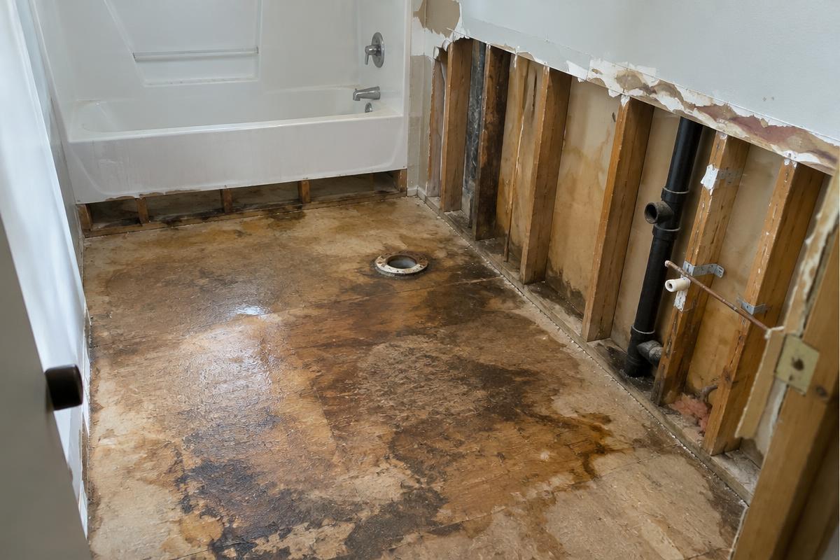 Flood & Storm Damage Restoration — Before
